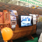 Баня-бочка из сибирского кедра от компании «Кедр»