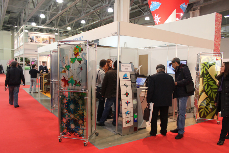 Стенд компании Интер-Полимер на выставке Batimat Russia