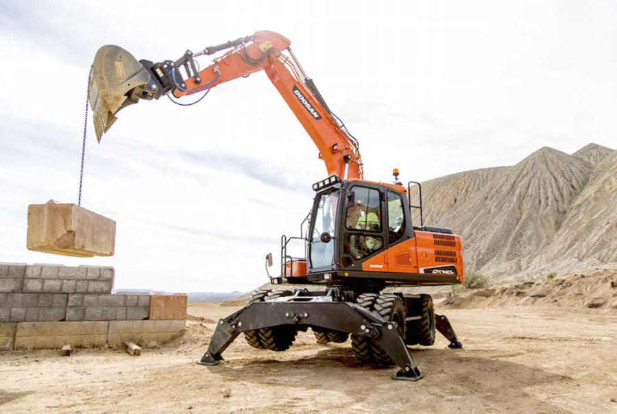 Колесный экскаватор Doosan DX140W-5 Колесный экскаватор Doosan DX140W-5