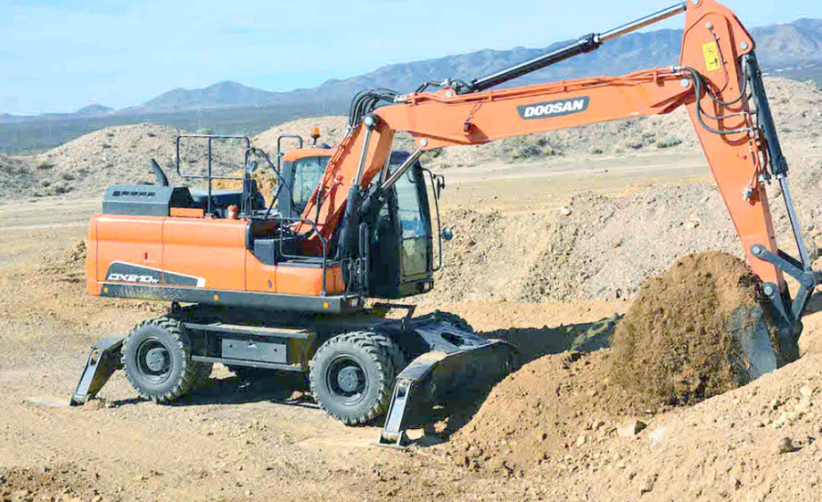 Дизельный экскаватор Doosan DX140W-5 Дизельный экскаватор Doosan DX140W-5